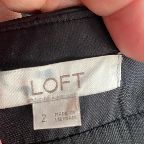 LOFT Faux Leather Skirt - Picture 6 of 9